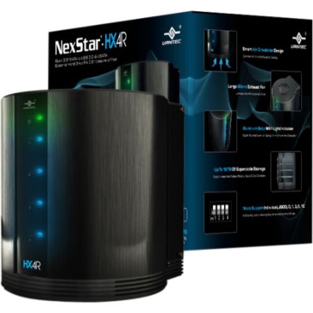 Vantec NST-640S3R-BK DAS Array - 4 x HDD Supported - 16 TB Supported HDD Capacity