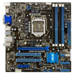 Asus P8B75-M/CSM Desktop Motherboard - Intel B75 Express Chipset - Socket H2 LGA-1155