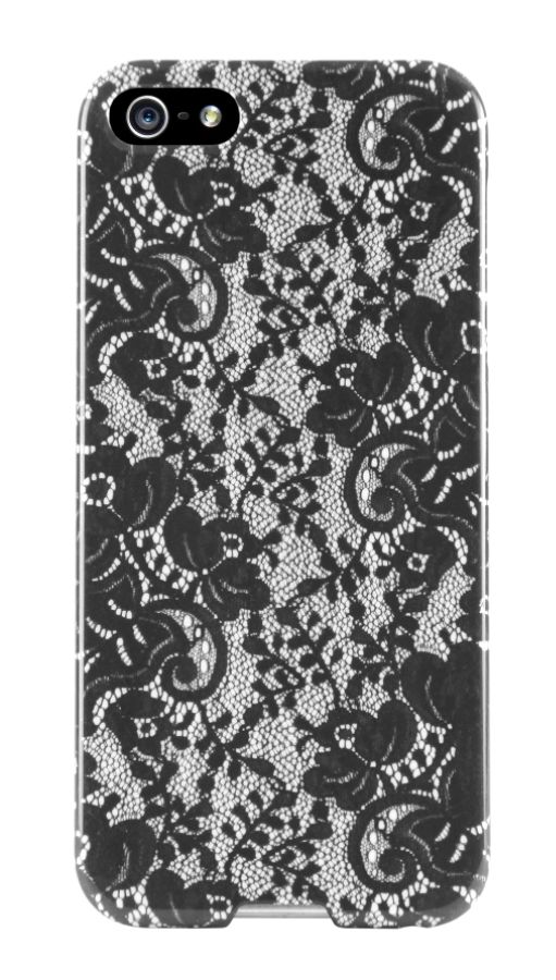 Agent18 SlimShield LTD Case For iPhone&reg; 5, Lace Julia (Black)