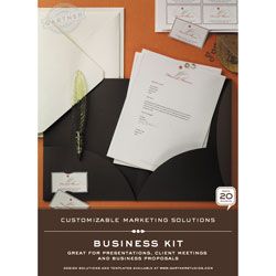 Gartner Studios&reg; CMS Business Kit, 8 1/2" x 11", 67 Lb., Brown, Pack Of 20