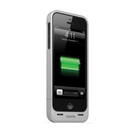 mophie Juice Pack Helium Charging Case For iPhone&reg; 5/5s, Silver