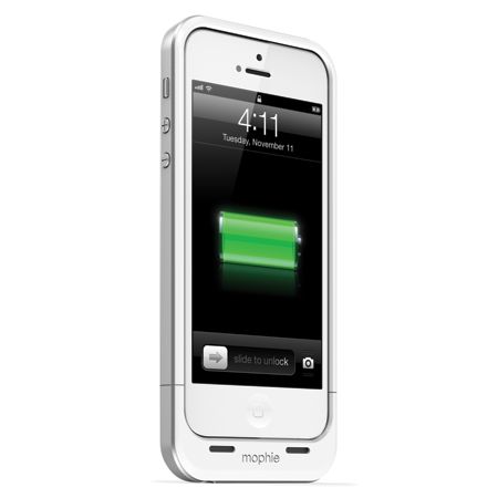 mophie Juice Pack Air Charging Case For iPhone&reg; 5, White