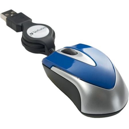 Verbatim Mini Travel Optical Mouse - Blue