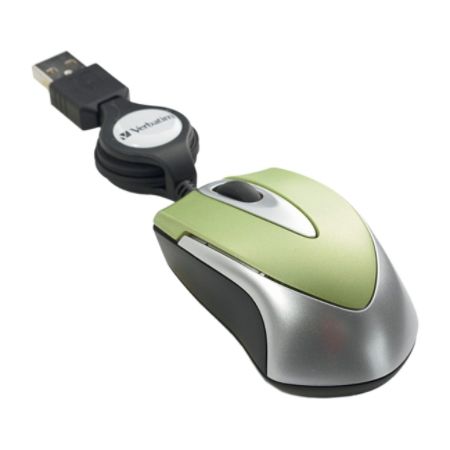 Verbatim Mini Travel Optical Mouse - Green