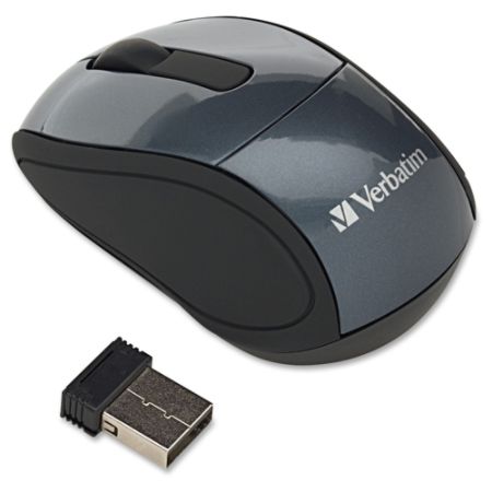 Verbatim Wireless Mini Travel Mouse, Graphite