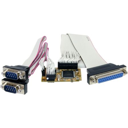 StarTech.com 2s1p Serial Parallel Combo Mini PCI Express Card for Embedded Systems