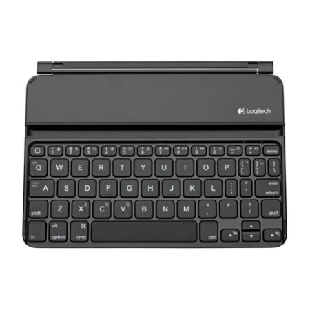 Logitech&reg; Ultrathin Bluetooth&reg; Wireless Keyboard Mini & Cover For iPad&reg; Mini, Black