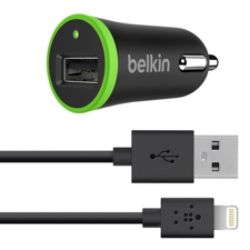 Belkin&reg; Car Charger With Lightning-To-USB Cable