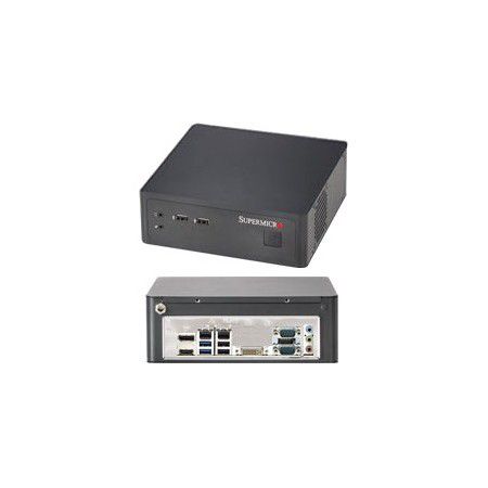 Supermicro SuperServer 1018L-MP Barebone System Mini PC - Intel H81 Express Chipset - Socket H3 LGA-1150 - 1 x Processor Support - Black