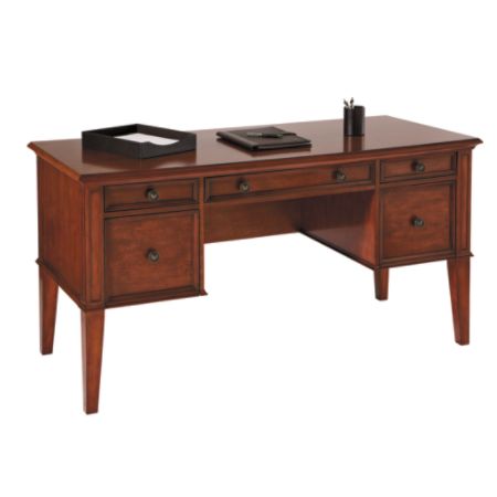 Realspace Picadilly Writing Desk Mahogany by Office Depot ...