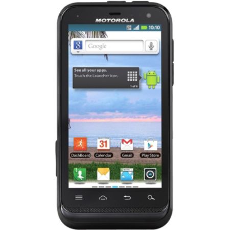 NET10 DEFY XT XT555C Smartphone - 1 GB Built-in Memory - Wireless LAN - 3G - Bar - Black