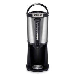 Hormel&reg; Thermal Gravity Beverage Dispenser, 2.5-Liter Capacity, Stainless Steel/Black