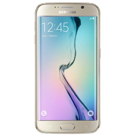 Samsung Galaxy S6 Edge G925i Unlocked Cell Phone, 64GB, Gold, PSN100645