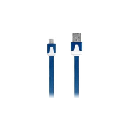 iEssentials 3.3ft Micro USB Flat Colored Charge and Sync Cable