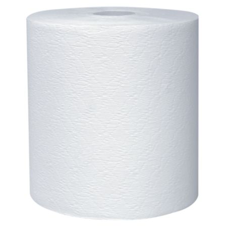 Kleenex&reg; Professional&trade; 9% Recycled Roll Towels, 8" x 600', White, Case Of 6