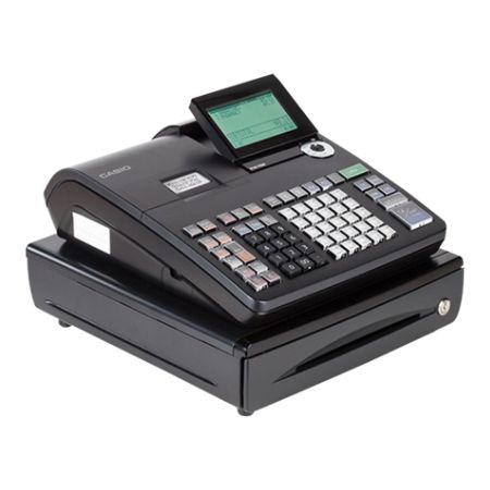 Casio PCRT500 Cash Register With LCD Display BlackSilver by Office