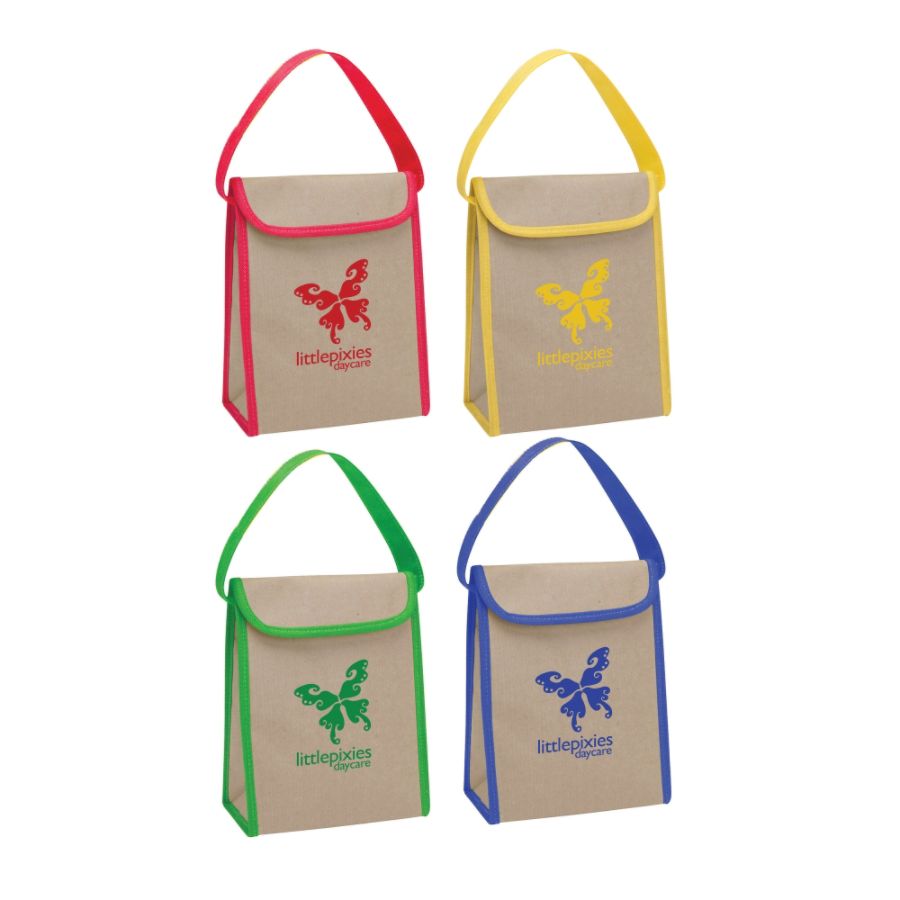 V Natural Kraft Lunch Bag