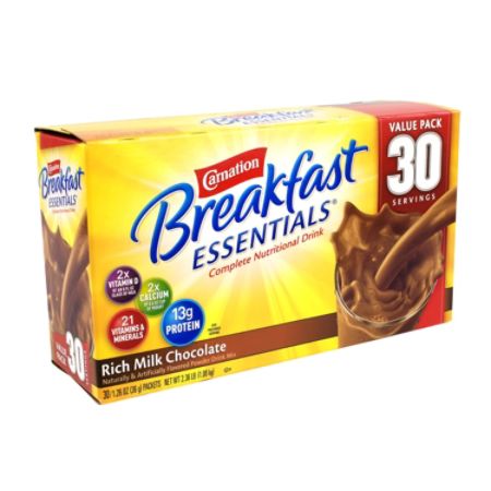 Carnation Breakfast Essentials Pack Of 30 By Office Depot & Officemax