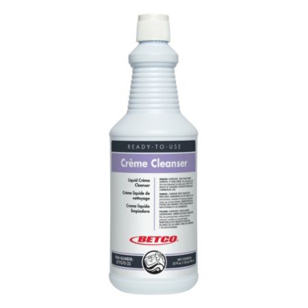 Betco&reg; Cr&egrave;me Cleanser, 1 Quart, Pack Of 6