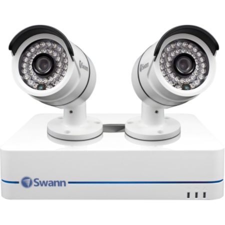 Swann NVR4-7085 4 Channel 720p Network Video Recorder & 2 x NHD-806 Cameras