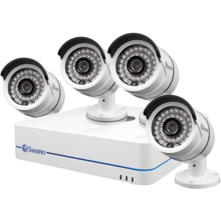 Swann NVR8-7085 8 Channel 720p Network Video Recorder & 4 x NHD-806 Cameras