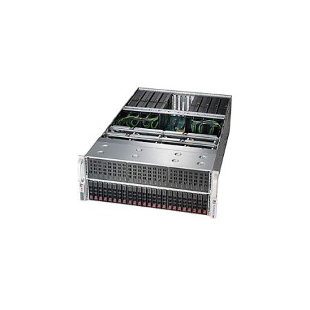 Supermicro SuperServer 4027GR-TRT Barebone System - 4U Rack-mountable - Intel C602 Chipset - Socket R LGA-2011 - 2 x Processor Support - Black