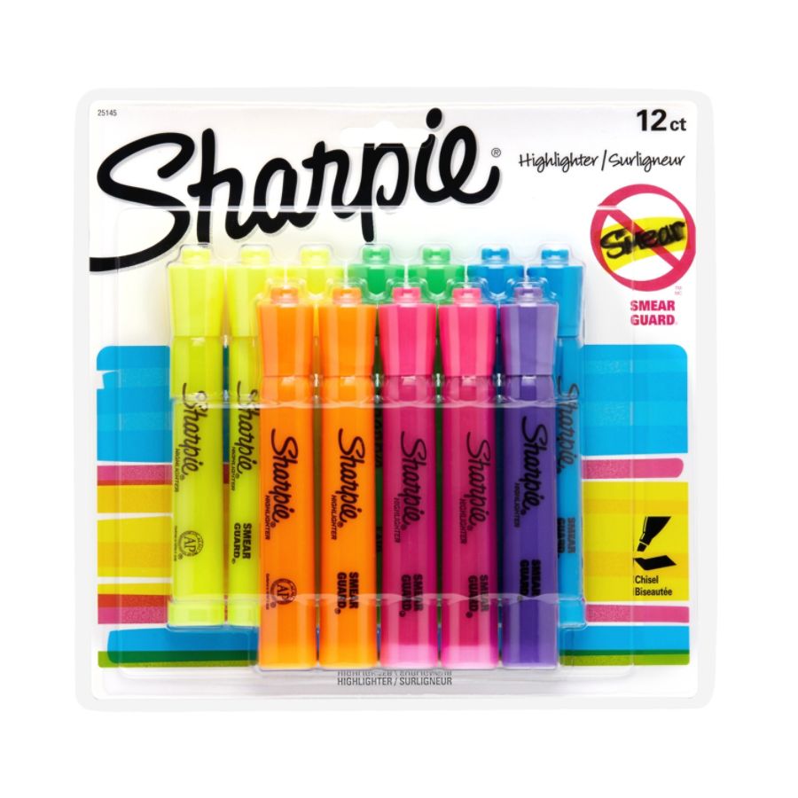 Sharpie Accent Tank Style Highlighters Assorted