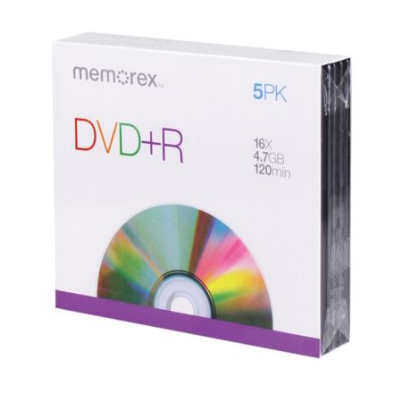 Memorex 16x DVD+R Media