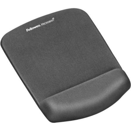 Fellowes PlushTouch Mouse Pad/Wrist Rest with FoamFusion Technology - Graphite