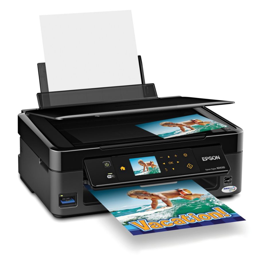 Epson® Stylus® NX430 Wireless Color Small-In-One™ Printer, Copier