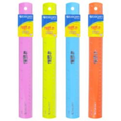 Westcott Twist-It Flexible Ruler, 12", Assorted Colors (No Color Choice)