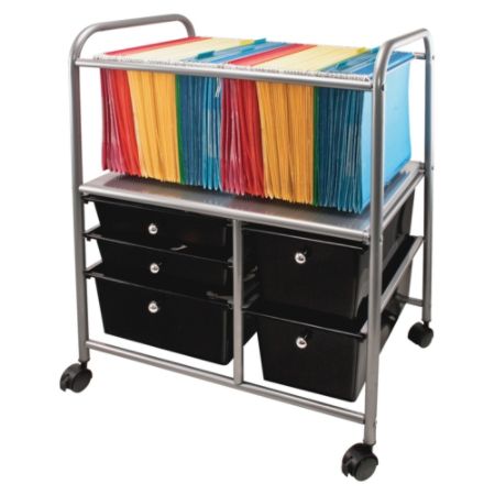 Advantus 5 Drawer Mobile Storage File Cart 15 38 H X 21 58 W X 28 38 D 