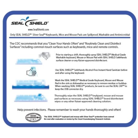 Seal Shield Medical Grade Antibacterial Mouse Pad
