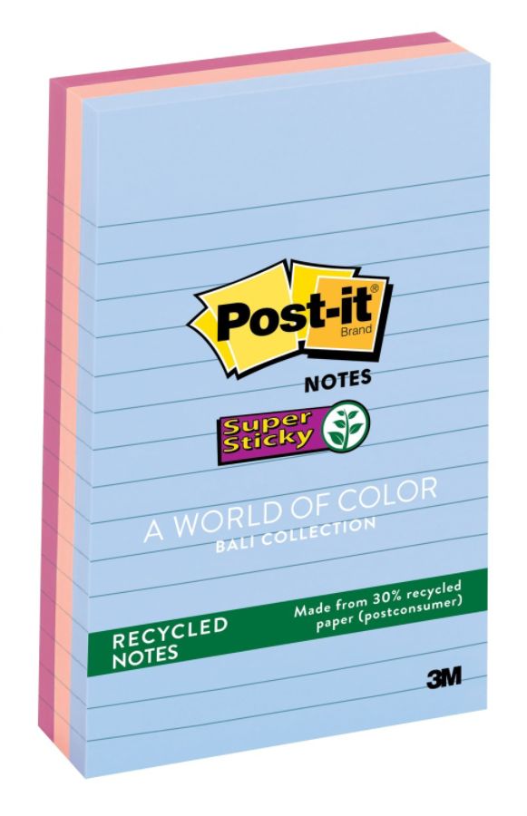 Post it Super Sticky Lined Notes