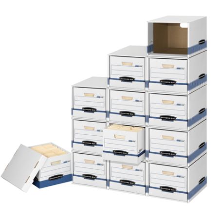 Bankers Box FileCube Storage Box Shells LetterLegal 15 x 12 x 10 ... - Bankers BoxÃ‚Â® File/CubeÃ¢Â„Â¢ Storage Box Shells, Letter/Legal, 15