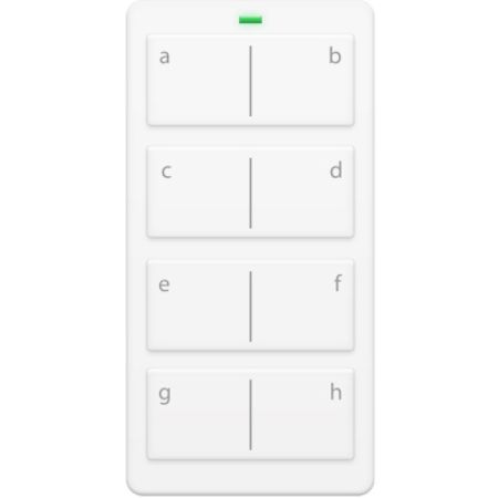 Insteon&reg; Mini 8 Scene Remote, 2342-2222, White
