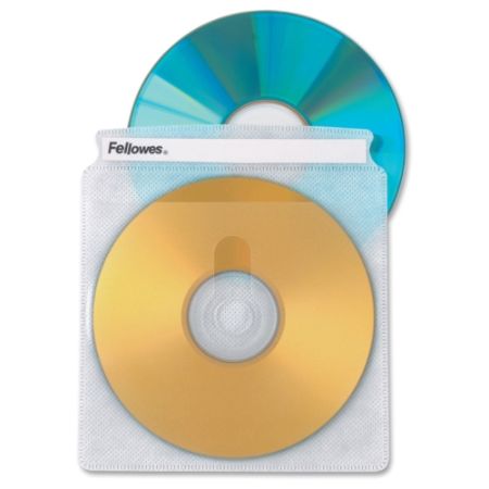 Fellowes&reg; Double-Sided CD Sleeves, Pack Of 50