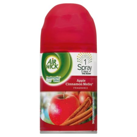 Air Wick&reg; Freshmatic Automatic Spray Air Freshener Refill, Apple Cinnamon Medley Scent, 6.17 Oz.