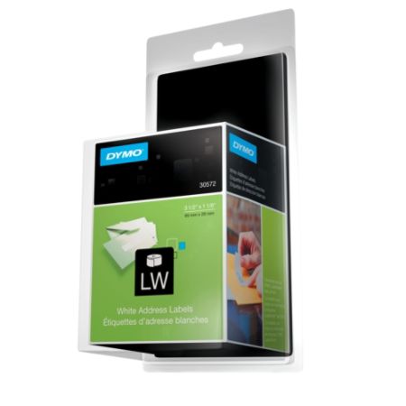 DYMO&reg; LabelWriter&reg; 30572 White Address Label, Roll Of 260 Labels