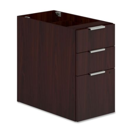 HON&reg; Voi&reg; Laminate Work Surface Support Pedestal, 28 1/2"H x 16"W x 30"D, Mahogany