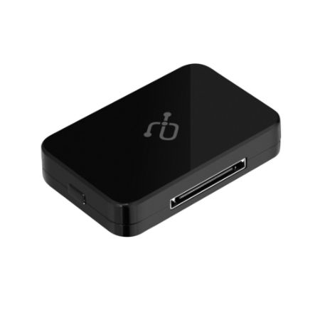 Aluratek 30-Pin Bluetooth&reg; Audio Receiver Dock For iPhone&reg;, iPod&reg;, iTouch&reg; & iPad&reg;, Black