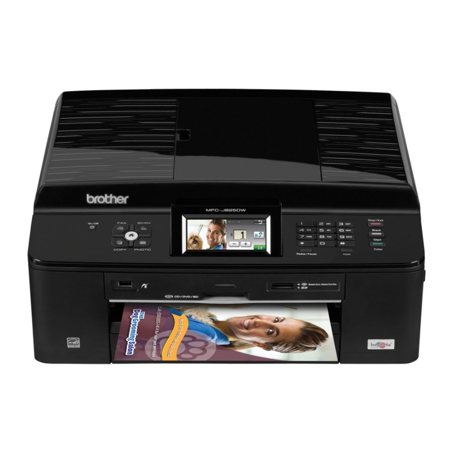 Brother&reg; MFC-J825dw Wireless Inkjet All-In-One Printer, Copier, Scanner, Fax
