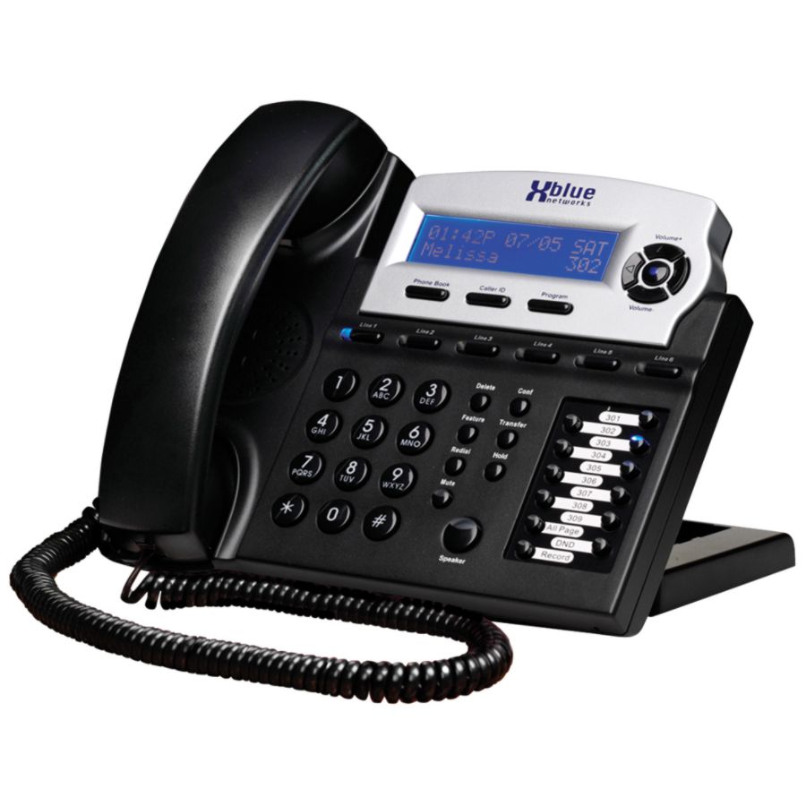 XBLUE Networks X16 Corded Telephone Charcoal