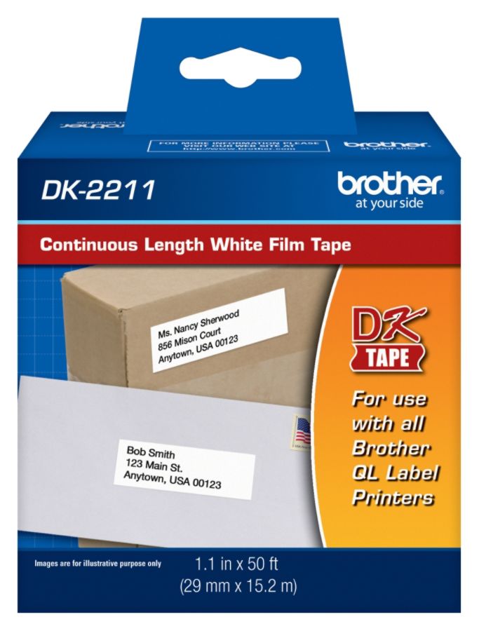 Brother DK 2211 Black On White