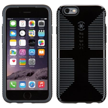 Speck Candyshell Grip Case For iPhone&reg; 6, Black/Gray