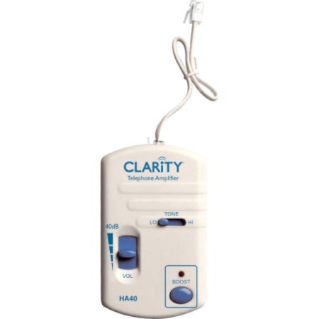 Clarity HA40 In-Line Amplifier For Telephones