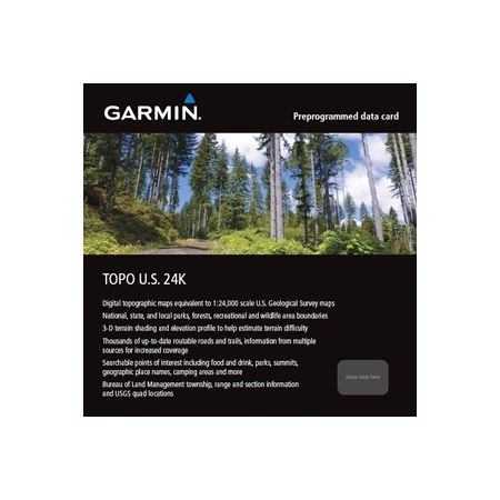 Garmin TOPO U.S. 24K - Mountain North Digital Map