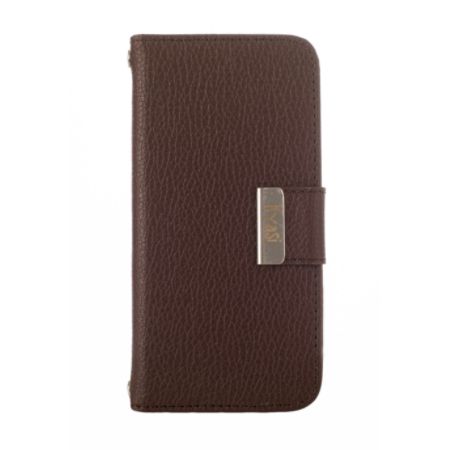 Kyasi Signature Wallet Case For iPhone&reg; 6, Saddleback Brown, KYSWIP6C03