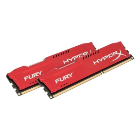 Kingston HyperX Fury Memory Red - 16GB Kit (2x8GB) - DDR3 1866MHz
