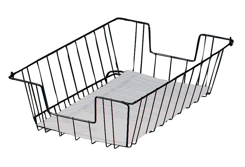 Office Depot&reg; Brand Letter Wire Desk Tray, Black